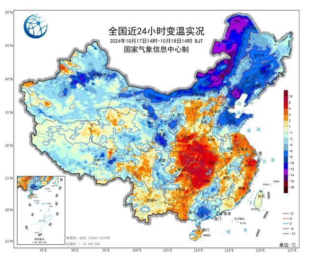 320个寒潮预警！不足-10℃！10余省份大风呼啸