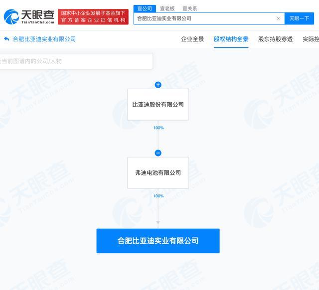 比亚迪在合肥新设实业公司