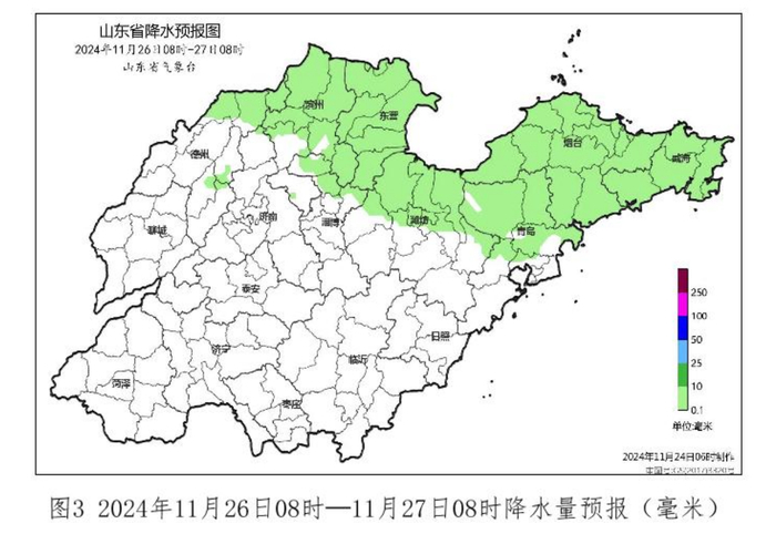 受强冷空气影响，今夜到下周三山东将出现明显雨雪和大风降温